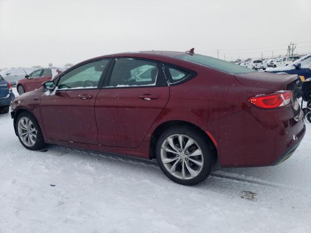 1C3CCCDG5FN700593 - 2015 CHRYSLER 200 S MAROON photo 2