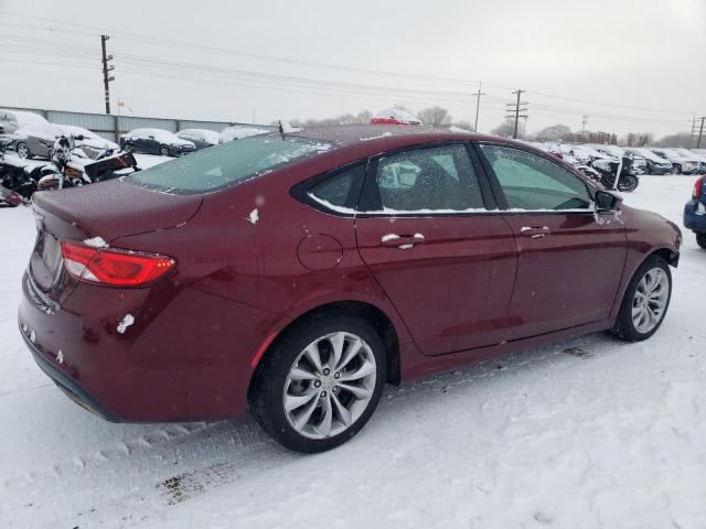 1C3CCCDG5FN700593 - 2015 CHRYSLER 200 S MAROON photo 3