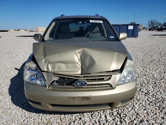 KNDMG4C38A6357970 - 2010 KIA SEDONA LX GOLD photo 5