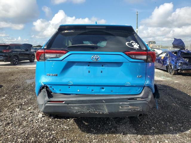 2T3H1RFV2KW056947 - 2019 TOYOTA RAV4 LE BLUE photo 6