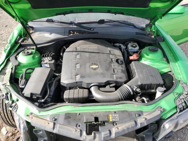 2G1FE1EDXB9141592 - 2011 CHEVROLET CAMARO LS Жасыл фото 11