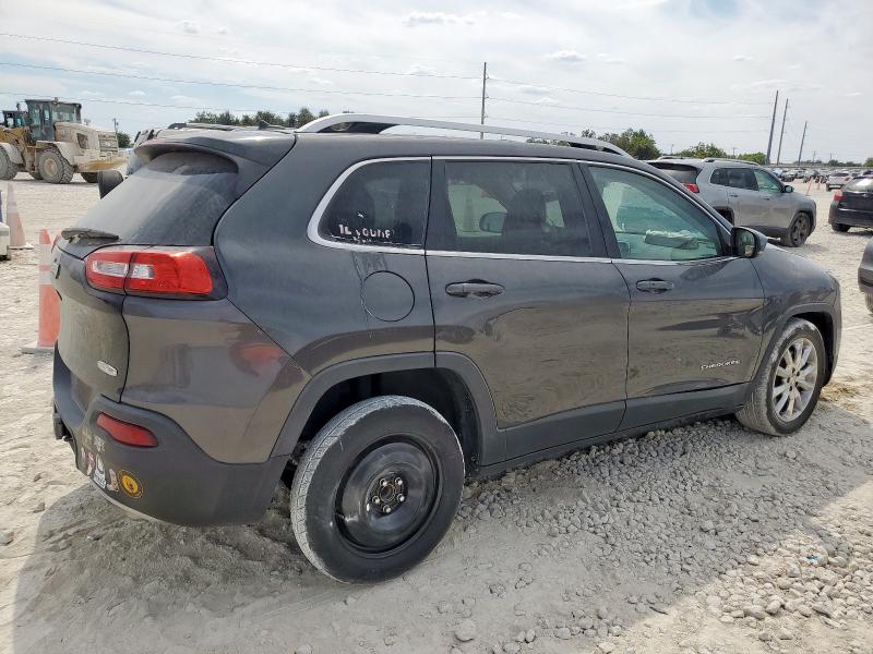 1C4PJLDSXFW579951 - 2015 JEEP CHEROKEE LIMITED GRAY photo 3