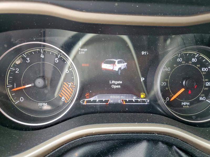 1C4PJLDSXFW579951 - 2015 JEEP CHEROKEE LIMITED GRAY photo 9