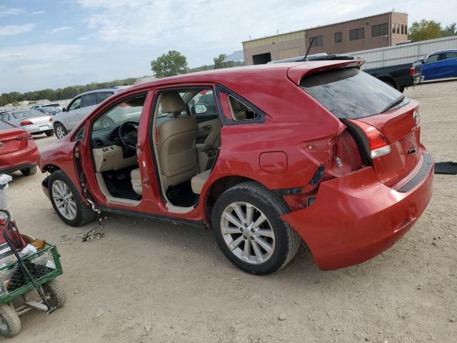 4T3ZE11A79U001077 - 2009 TOYOTA VENZA RED photo 2