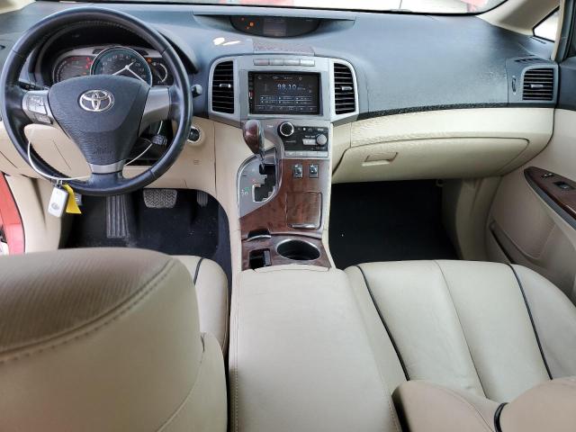 4T3ZE11A79U001077 - 2009 TOYOTA VENZA RED photo 8