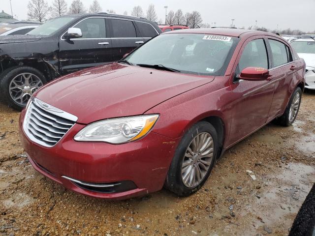 1C3CCBAB8CN134704 - 2012 CHRYSLER 200 LX RED photo 1