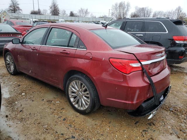 1C3CCBAB8CN134704 - 2012 CHRYSLER 200 LX RED photo 2