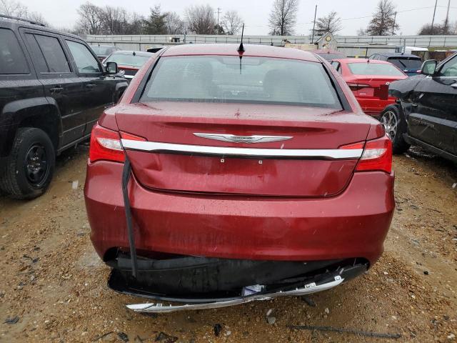 1C3CCBAB8CN134704 - 2012 CHRYSLER 200 LX RED photo 6