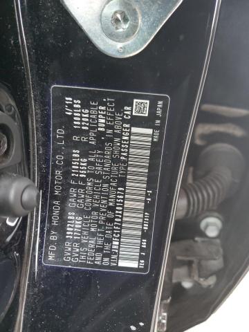JHMFC1F70JX015679 - 2018 HONDA CIVIC EXL შავი ფოტო 12