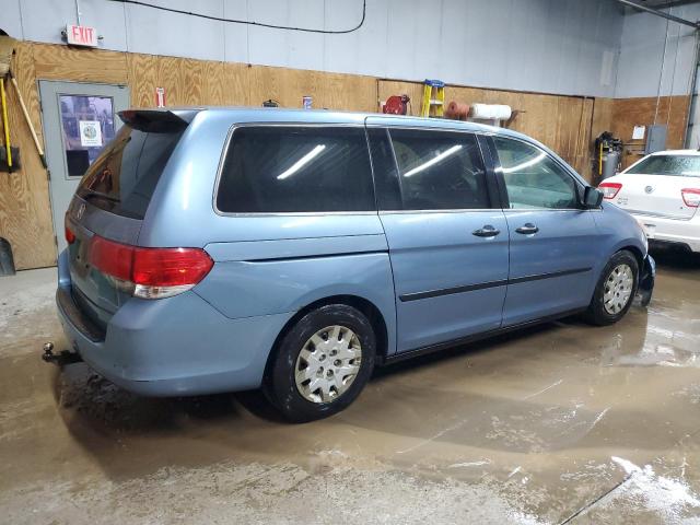 5FNRL3H22AB088025 - 2010 HONDA ODYSSEY LX BLUE photo 3