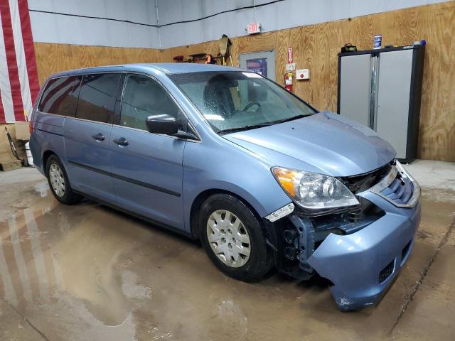 5FNRL3H22AB088025 - 2010 HONDA ODYSSEY LX BLUE photo 4