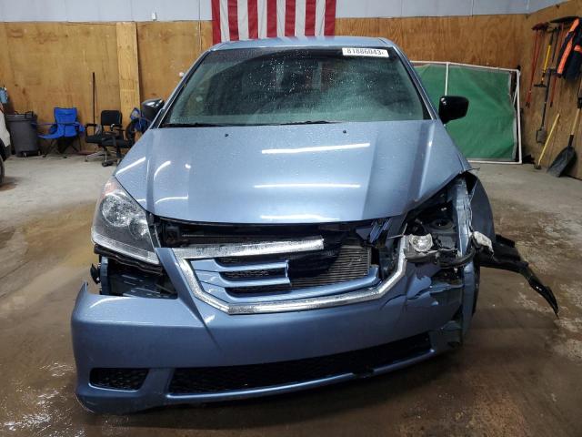 5FNRL3H22AB088025 - 2010 HONDA ODYSSEY LX BLUE photo 5