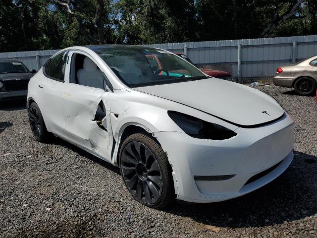 7SAYGDEF8NF377285 - 2022 TESLA MODEL Y თეთრი ფოტო 4