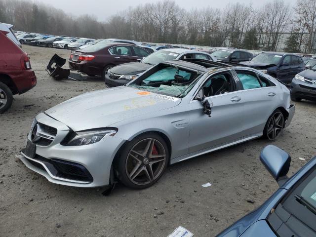 55SWF8HB0FU090014 - 2015 MERCEDES-BENZ C 63 AMG-S SILVER photo 1