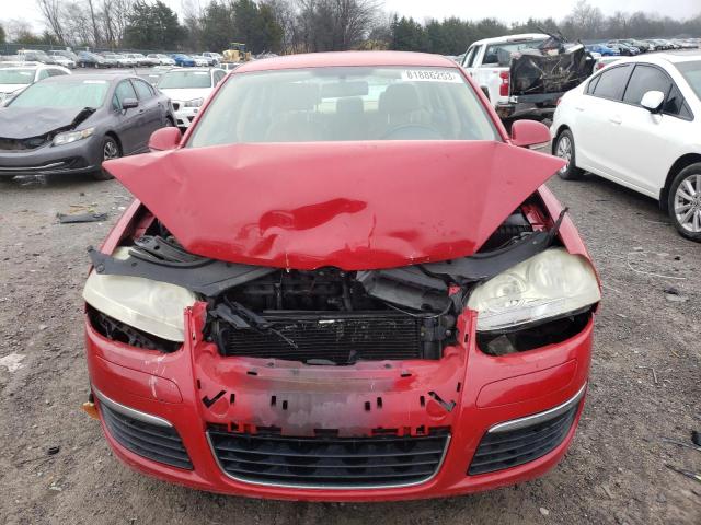 3VWJF71K27M028589 - 2007 VOLKSWAGEN JETTA 2.5 OPTION PACKAGE 2 CRIMSON photo 5