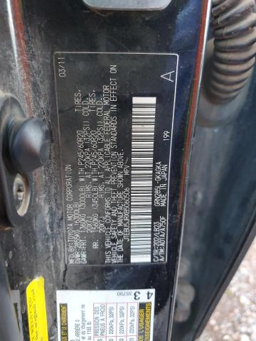 JTEBU5JRXB5060506 - 2011 TOYOTA 4RUNNER SR5 BLACK photo 13