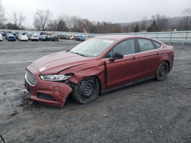 3FA6P0G74ER244241 - 2014 FORD FUSION S BURGUNDY photo 1