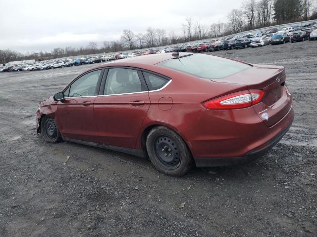 3FA6P0G74ER244241 - 2014 FORD FUSION S BURGUNDY photo 2