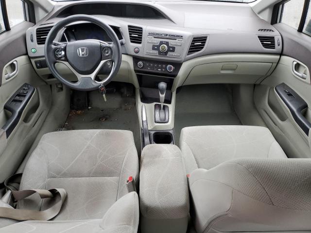 2HGFB2F50CH331794 - 2012 HONDA CIVIC LX SILVER photo 8