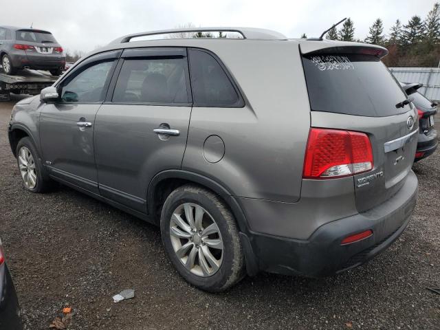 5XYKUDA2XBG185515 - 2011 KIA SORENTO EX GRAY photo 2