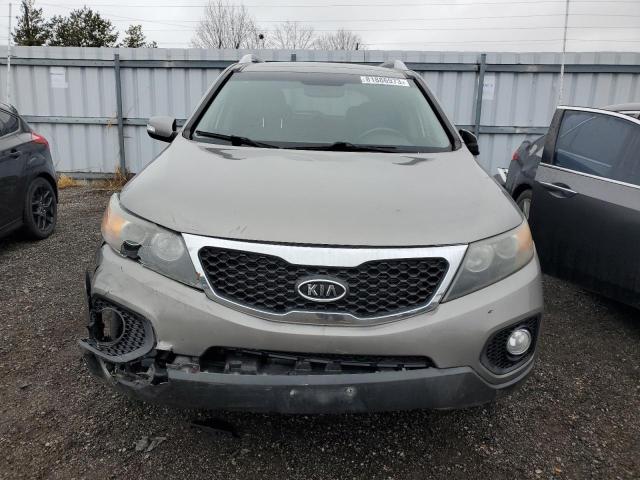 5XYKUDA2XBG185515 - 2011 KIA SORENTO EX GRAY photo 5