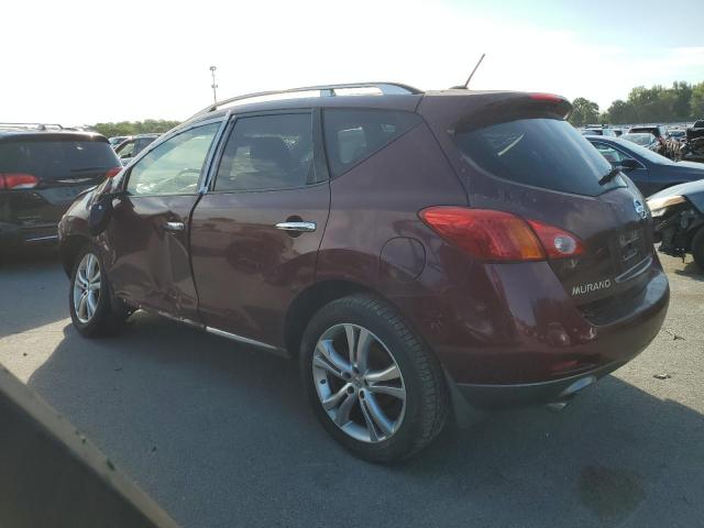 JN8AZ18W69W121946 - 2009 NISSAN MURANO S BURGUNDY photo 2