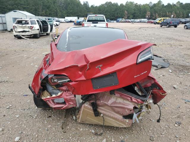 5YJ3E1EB9LF600360 - 2020 TESLA MODEL 3 Qırmızı foto 6