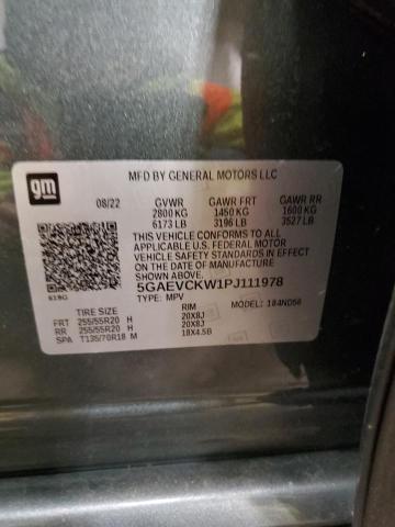 5GAEVCKW1PJ111978 - 2023 BUICK ENCLAVE AVENIR GREEN photo 13