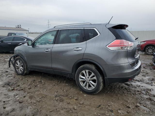 KNMAT2MV3GP618749 - 2016 NISSAN ROGUE S GRAY photo 2