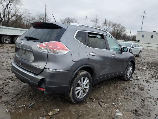 KNMAT2MV3GP618749 - 2016 NISSAN ROGUE S GRAY photo 3