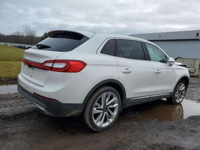 2LMPJ6LR3HBL52606 - 2017 LINCOLN MKX RESERVE أبيض صورة 3