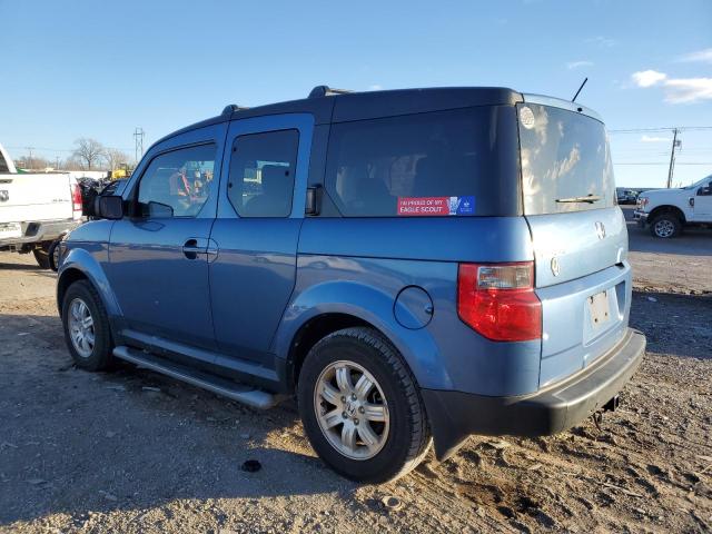 5J6YH18767L012529 - 2007 HONDA ELEMENT EX BLUE photo 2