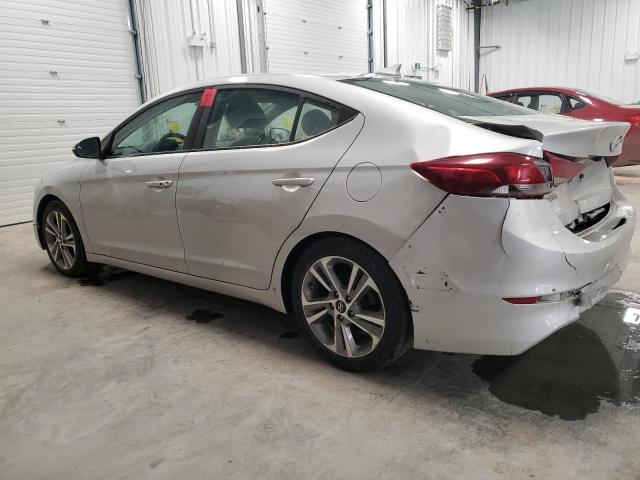 KMHD84LF6HU158652 - 2017 HYUNDAI ELANTRA SE SILVER photo 2