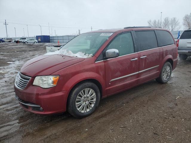 2C4RC1CG0CR117052 - 2012 CHRYSLER TOWN & COU TOURING L RED photo 1
