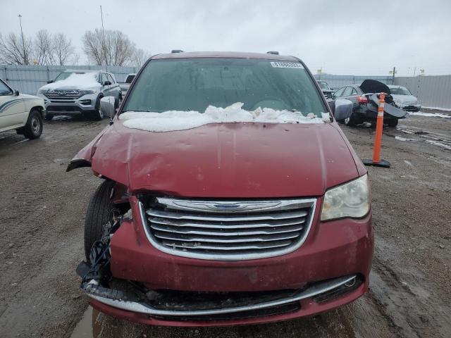 2C4RC1CG0CR117052 - 2012 CHRYSLER TOWN & COU TOURING L RED photo 5