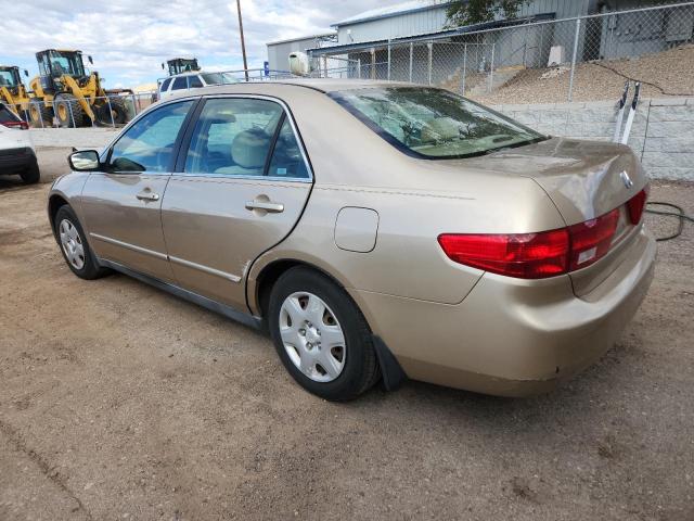 1HGCM56425A091798 - 2005 HONDA ACCORD LX 金色 照片 2