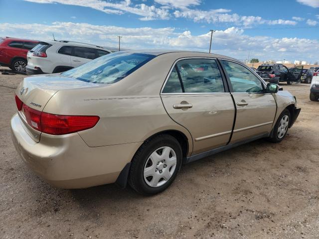 1HGCM56425A091798 - 2005 HONDA ACCORD LX 金色 照片 3
