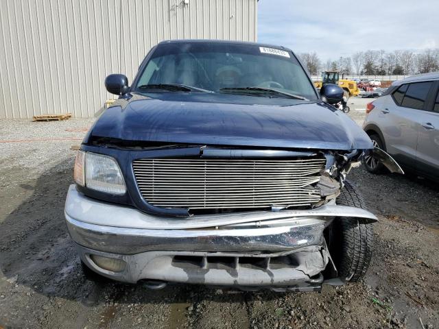 1FTRW08L53KD59759 - 2003 FORD F150 SUPERCREW BLUE photo 5