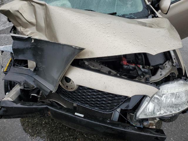 1NXBU40E09Z117725 - 2009 TOYOTA COROLLA BASE ذهبي صورة 11