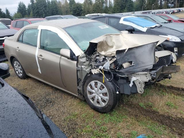 1NXBU40E09Z117725 - 2009 TOYOTA COROLLA BASE ذهبي صورة 4