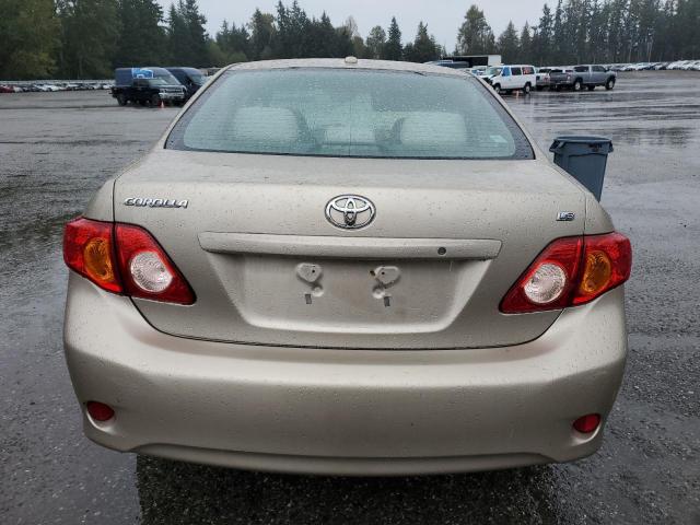 1NXBU40E09Z117725 - 2009 TOYOTA COROLLA BASE ذهبي صورة 6