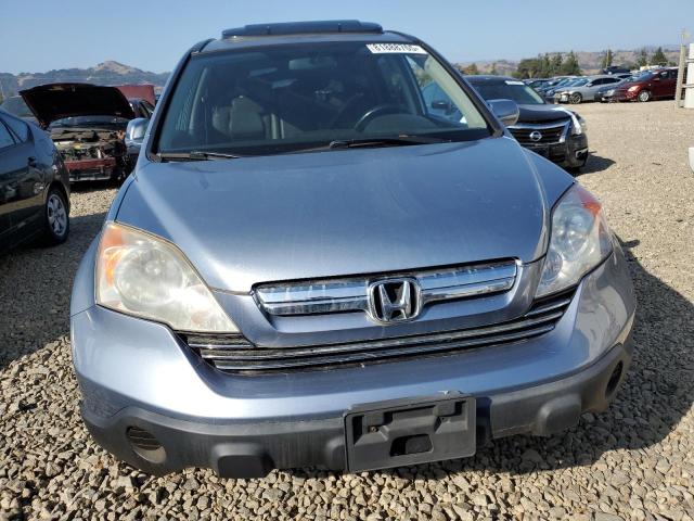 JHLRE38728C031677 - 2008 HONDA CR-V EXL BLUE photo 5