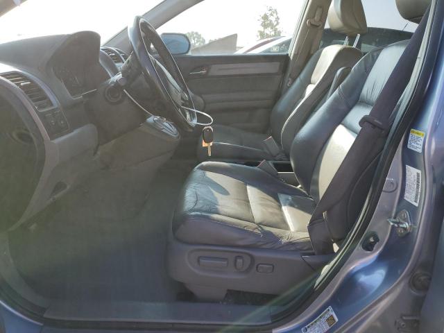 JHLRE38728C031677 - 2008 HONDA CR-V EXL BLUE photo 7