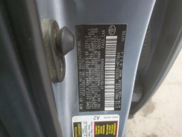 4T1BK3DB5CU448968 - 2012 TOYOTA AVALON BASE Синій фото 12