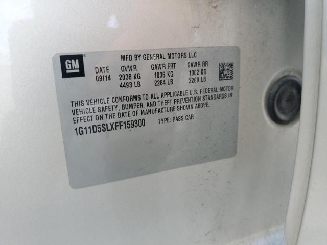 1G11D5SLXFF159300 - 2015 CHEVROLET MALIBU 2LT GOLD photo 12