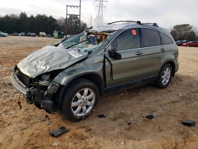 JHLRE38728C020226 - 2008 HONDA CR-V EXL GREEN photo 1