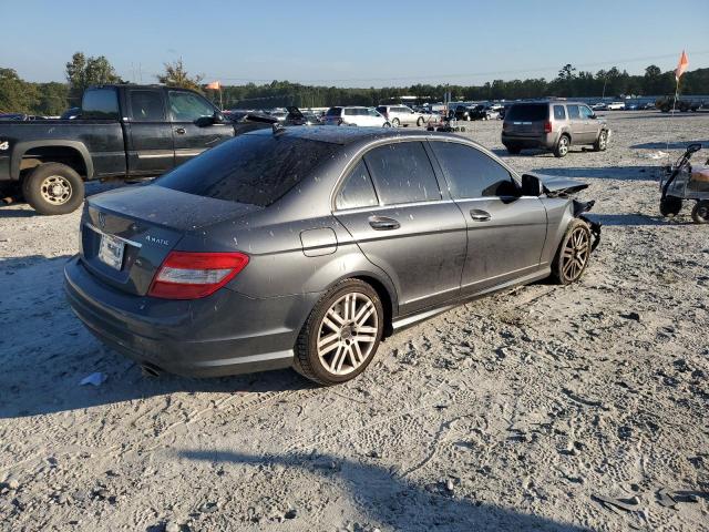 WDDGF81X39F244877 - 2009 MERCEDES-BENZ C 300 4MATIC GRAY photo 3