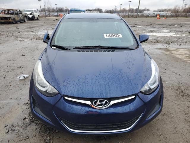 5NPDH4AE1FH606107 - 2015 HYUNDAI ELANTRA SE BLUE photo 5