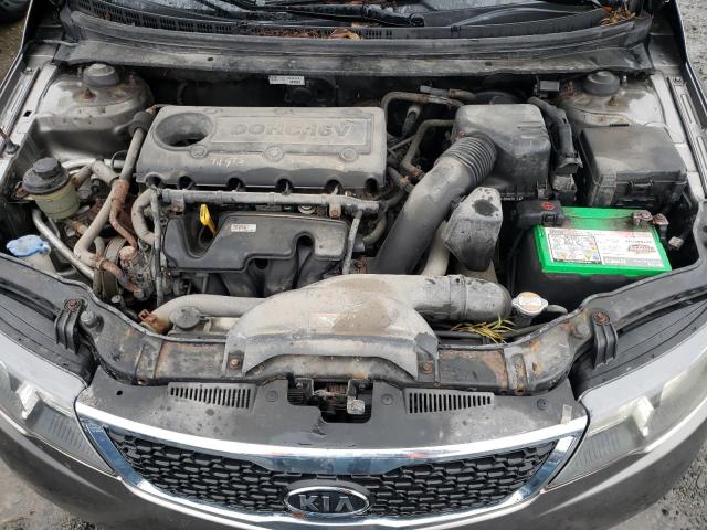 KNAFU4A2XC5518837 - 2012 KIA FORTE EX SILVER photo 11