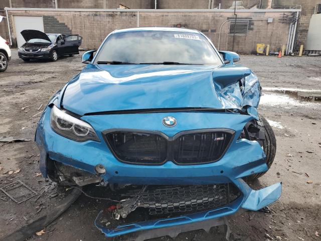 WBS2U7C59K7D03460 - 2019 BMW M2 COMPETITION Синій фото 5